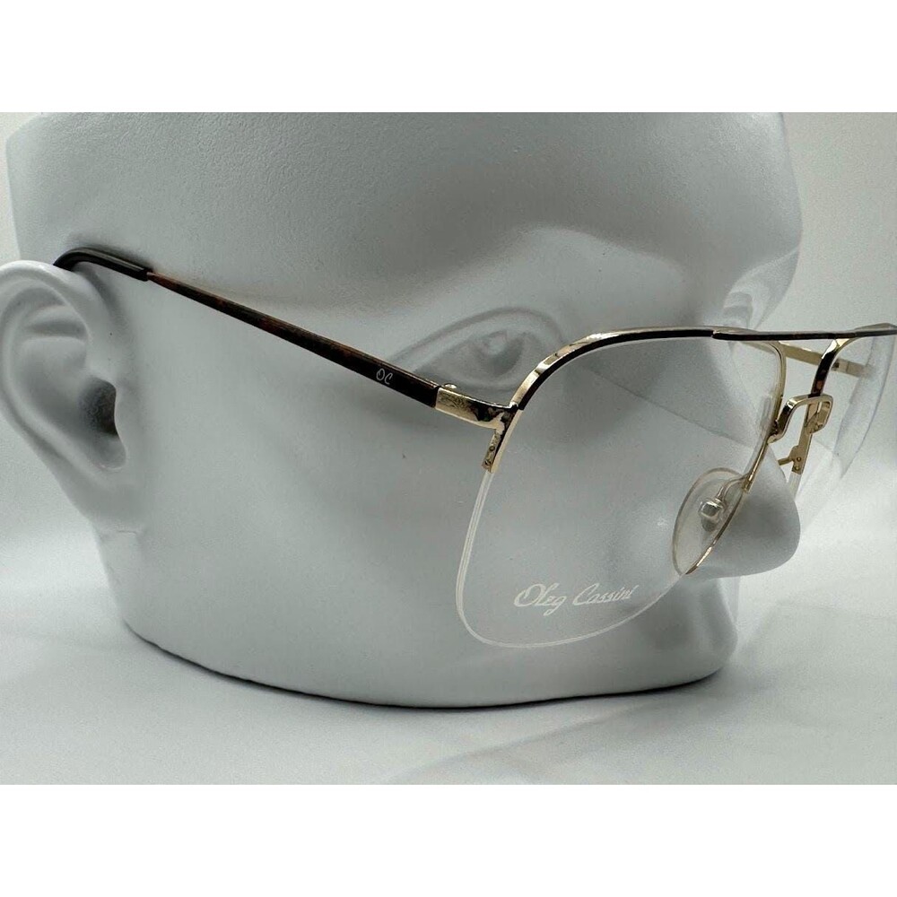 NEW True Vintage Eyeglasses Double Bar Aviator Style | RX Ready | Oleg Cassini